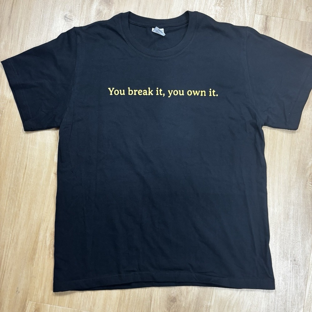 Caitlin Clark You Break It You Own It Shirt Womens Large From The Logo